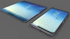 Koncept ohebného Samsungu Galaxy X Koncept ohebného Samsungu Galaxy X