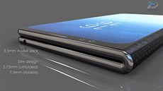 Koncept ohebného Samsungu Galaxy X Koncept ohebného Samsungu Galaxy X