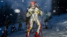 Lyžařka Ester Ledecká trénuje ve Špindlerově Mlýně (28.12.2017). Lyžařka Ester Ledecká trénuje ve Špindlerově Mlýně (28.12.2017).