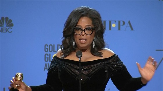 Inspirativní proslov Oprah Winfreyové na Zlatých glóbech pinesl akciím firmy, kde má americká moderátorka podíl, 14procentní nárst.