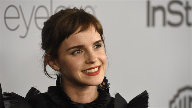 Emma Watsonov na Zlatch glbech (Beverly Hills, 7. ledna 2018)