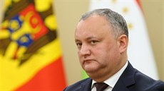 Moldavský prezident Igor Dodon při setkání s Vladimirem Putinem v Moskvě (26.... Moldavský prezident Igor Dodon při setkání s Vladimirem Putinem v Moskvě (26....