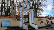 Poutní kostel v Římově na Českobudějovicku Poutní kostel v Římově na Českobudějovicku