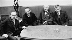 Z výstavy Nakonec přijely tanky - "Čtyřka" protagonistů Pražského jara -... Z výstavy Nakonec přijely tanky - "Čtyřka" protagonistů Pražského jara -...