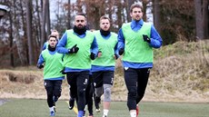 Fotbalisté druholigového Táborska včera vyběhli k prvnímu tréninku zimní... Fotbalisté druholigového Táborska včera vyběhli k prvnímu tréninku zimní...