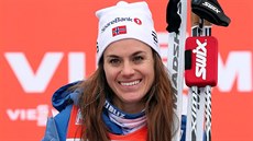 Norská běžkyně na lyžích Heidi Wengová slaví triumf na Tour de Ski. Norská běžkyně na lyžích Heidi Wengová slaví triumf na Tour de Ski.