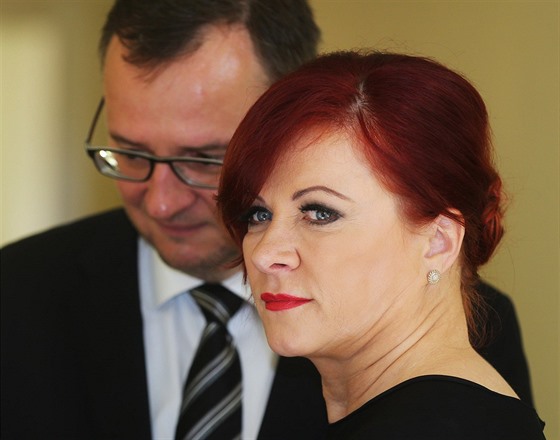 Jana Neasová (díve Nagyová) a nkdejí premiér Petr Neas (30. kvtna 2016)
