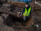 Archeologov nali pod budouc dlnic D11 mezi Hradcem Krlov a Jarom...