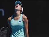 Denisa Allertov slav ivotn postup do osmifinle Australian Open.
