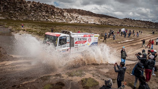 Martin oltys v est etap Rallye Dakar.