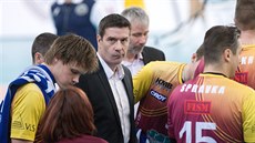 Nálada není ideální. Oddechový čas libereckých volejbalistů v duelu s Veronou.... Nálada není ideální. Oddechový čas libereckých volejbalistů v duelu s Veronou....