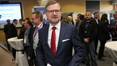 Petr Fiala na kongresu v Ostravě obhájil funkci předsedy ODS. (13. ledna 2018) Petr Fiala na kongresu v Ostravě obhájil funkci předsedy ODS. (13. ledna 2018)