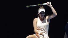 eská tenistka Markéta Vondrououvá ve druhém kole Australian Open nestaila na...