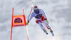 Beat Feuz ze Švýcarska domácím sjezdem ve Wengenu doslova prolétl. Beat Feuz ze Švýcarska domácím sjezdem ve Wengenu doslova prolétl.