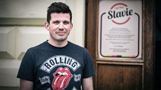 Dramaturg a spolumajitel Klubu Slavie Otta Kovařík. Dramaturg a spolumajitel Klubu Slavie Otta Kovařík.
