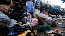 Italskou metropoli ím trápí u nkolik týdn hory odpadk v ulicích (10. ledna...