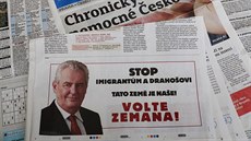 Spolek Přátelé Miloše Zemana zveřejnil v některých denících inzerát, který... Spolek Přátelé Miloše Zemana zveřejnil v některých denících inzerát, který...