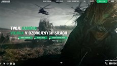 Nová podoba rekrutačního webu české armády Nová podoba rekrutačního webu české armády