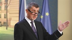 Premiér a šéf hnutí ANO Andrej Babiš na tiskové konferenci na Úřadu vlády. (11.... Premiér a šéf hnutí ANO Andrej Babiš na tiskové konferenci na Úřadu vlády. (11....