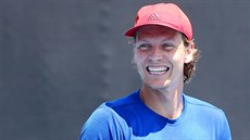 Český tenista Tomáš Berdych se vrátil k dřívějšímu účesu. (11. ledna 2018) Český tenista Tomáš Berdych se vrátil k dřívějšímu účesu. (11. ledna 2018)