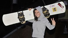 Patnáctiletá snowboardcrossařka Sára Strnadová. Začínala na lyžích, ale... Patnáctiletá snowboardcrossařka Sára Strnadová. Začínala na lyžích, ale...