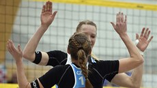 Michala Kvapilová a zády Kristýna Hoidarová Kolocová na turnaji evropského... Michala Kvapilová a zády Kristýna Hoidarová Kolocová na turnaji evropského...