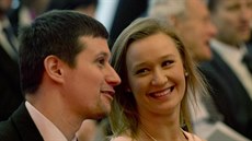 Sáňkaři Tereza Nosková a Ondřej Hyman na nominačním plénu Českého olympijského... Sáňkaři Tereza Nosková a Ondřej Hyman na nominačním plénu Českého olympijského...