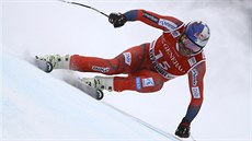 Norský lyžař Aksel Lund Svindal.na trati Super-G v Kitzbühelu. Norský lyžař Aksel Lund Svindal.na trati Super-G v Kitzbühelu.