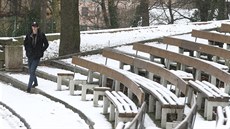 Současný pohled na zanedbané ústecké letní kino. Současný pohled na zanedbané ústecké letní kino.