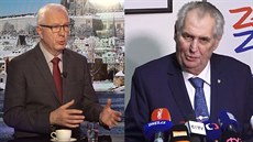 Jiří Drahoš a Miloš Zeman Jiří Drahoš a Miloš Zeman