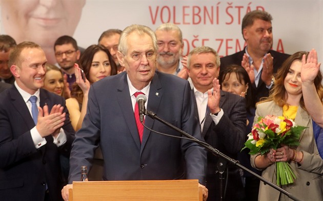 Milo Zeman zvítzil ve druhém kole prezidentských voleb. (27. ledna 2018)