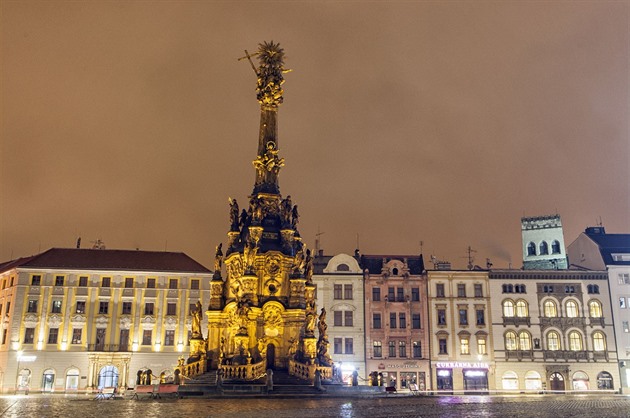 Sloup Nejsvtjí Trojice na olomouckém Horním námstí.