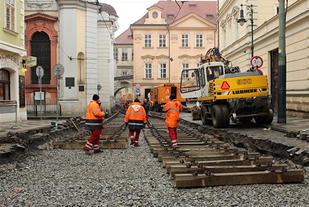 Oprava tramvajové trati