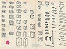 Prospekt sestavovací nábytkové ady Universal, 70. léta