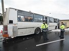 Nehoda autobusu v Haluzicch na Zlnsku.