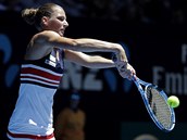 Karolna Plkov ve tetm kole Australian Open vyzvala krajanku Lucii...