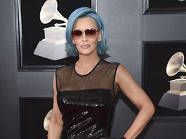 Jenny McCarthyová na udílení cen Grammy (New York, 28. ledna 2018)