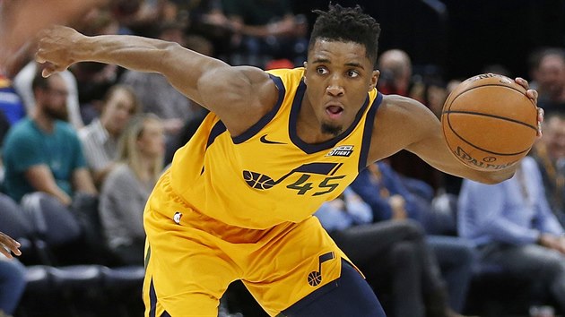 Donovan Mitchell v dresu Utah Jazz