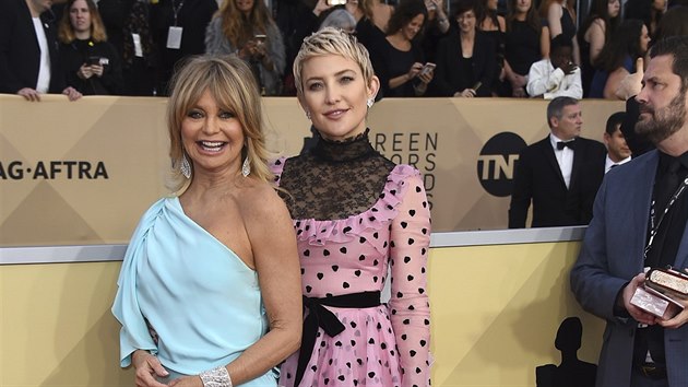 Goldie Hawnov a Kate Hudsonov na SAG Awards (Los Angeles, 21. ledna 2018)