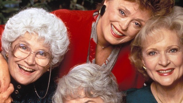 Hvzdy serilu The Golden Girls - Estelle Getty, Rue McClanahanov, Betty White a Beatrice Arthurov (1988)