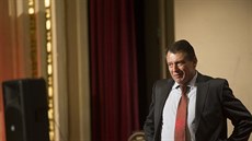 Jiří Paroubek na konferenci v hotelu Ambassador, kde radí sociální demokracii,... Jiří Paroubek na konferenci v hotelu Ambassador, kde radí sociální demokracii,...