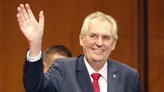 Miloš Zeman oslavuje vítězství ve druhém kole prezidentských voleb. (27. ledna... Miloš Zeman oslavuje vítězství ve druhém kole prezidentských voleb. (27. ledna...