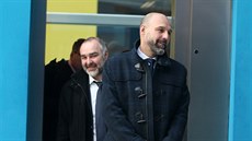 Bystrcký starosta Tomáš Kratochvíl (vpravo) a zastupitel Martin Küfhaber se... Bystrcký starosta Tomáš Kratochvíl (vpravo) a zastupitel Martin Küfhaber se...