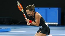 FRUSTRACE. Barbora Strýcová v osmifinále Australian Open.