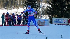 Petra Nováková ve sprintu v Seefeldu. Petra Nováková ve sprintu v Seefeldu.