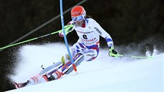 Petra Vlhová ve slalomu v Lenzerheide. Petra Vlhová ve slalomu v Lenzerheide.