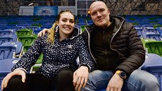 Mostecká házenkářka Veronika Šípová a její otec Radek Šíp, bývalý hokejista Mostecká házenkářka Veronika Šípová a její otec Radek Šíp, bývalý hokejista