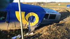 Při střetu dvou dodávek na Plzeňsku se lehce zranili čtyři lidé. Při střetu dvou dodávek na Plzeňsku se lehce zranili čtyři lidé.