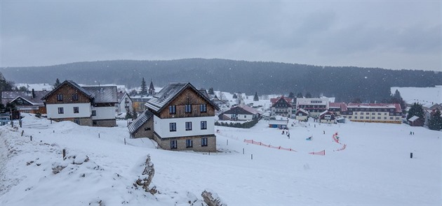 Kvilda je jedním z turistických center umavy.