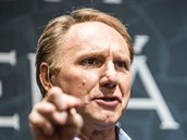 Spisovatel Dan Brown v Barcelon pi uveden knihy Potek